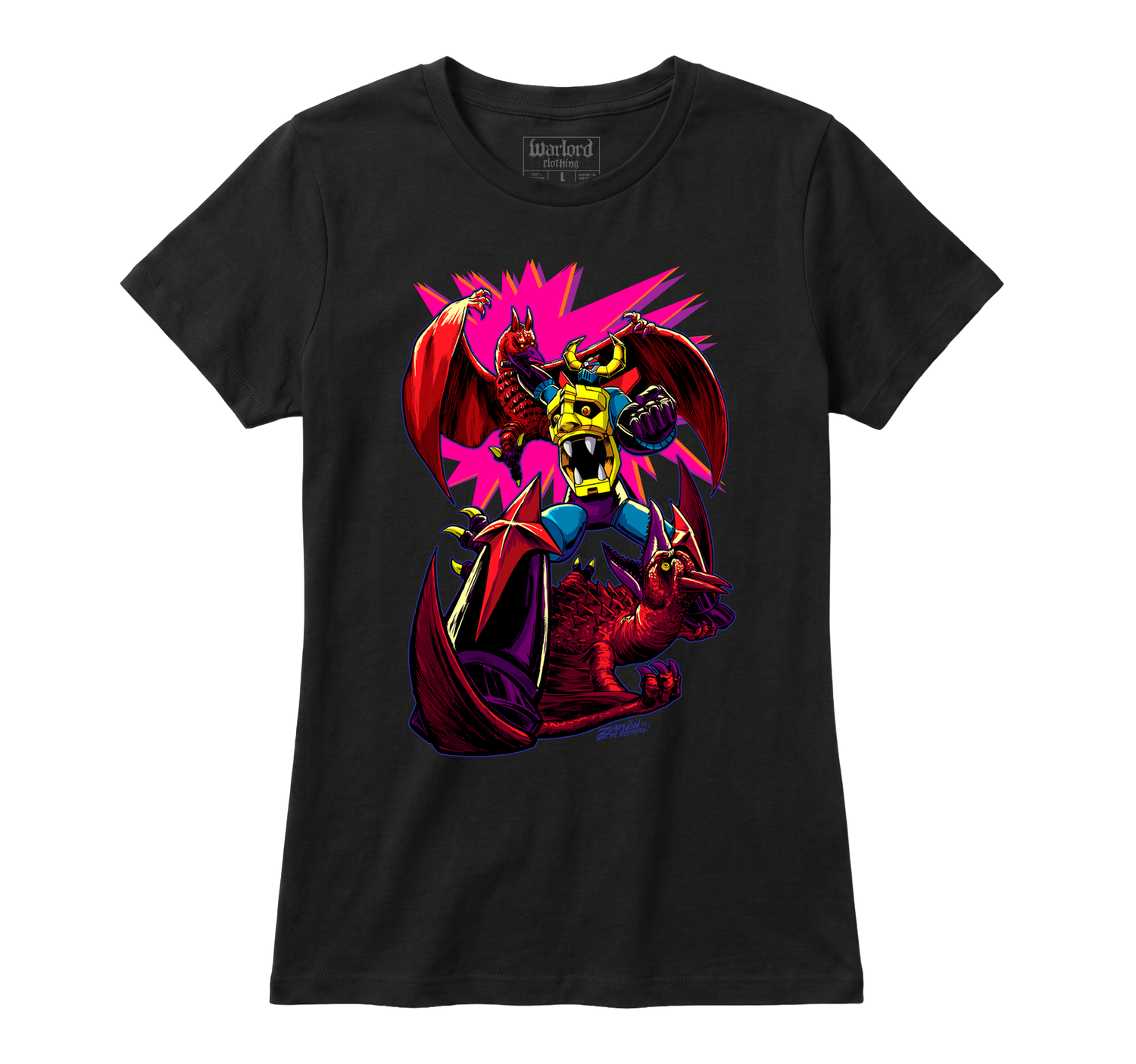 Gaiking VS Rodan - Girlie Tee