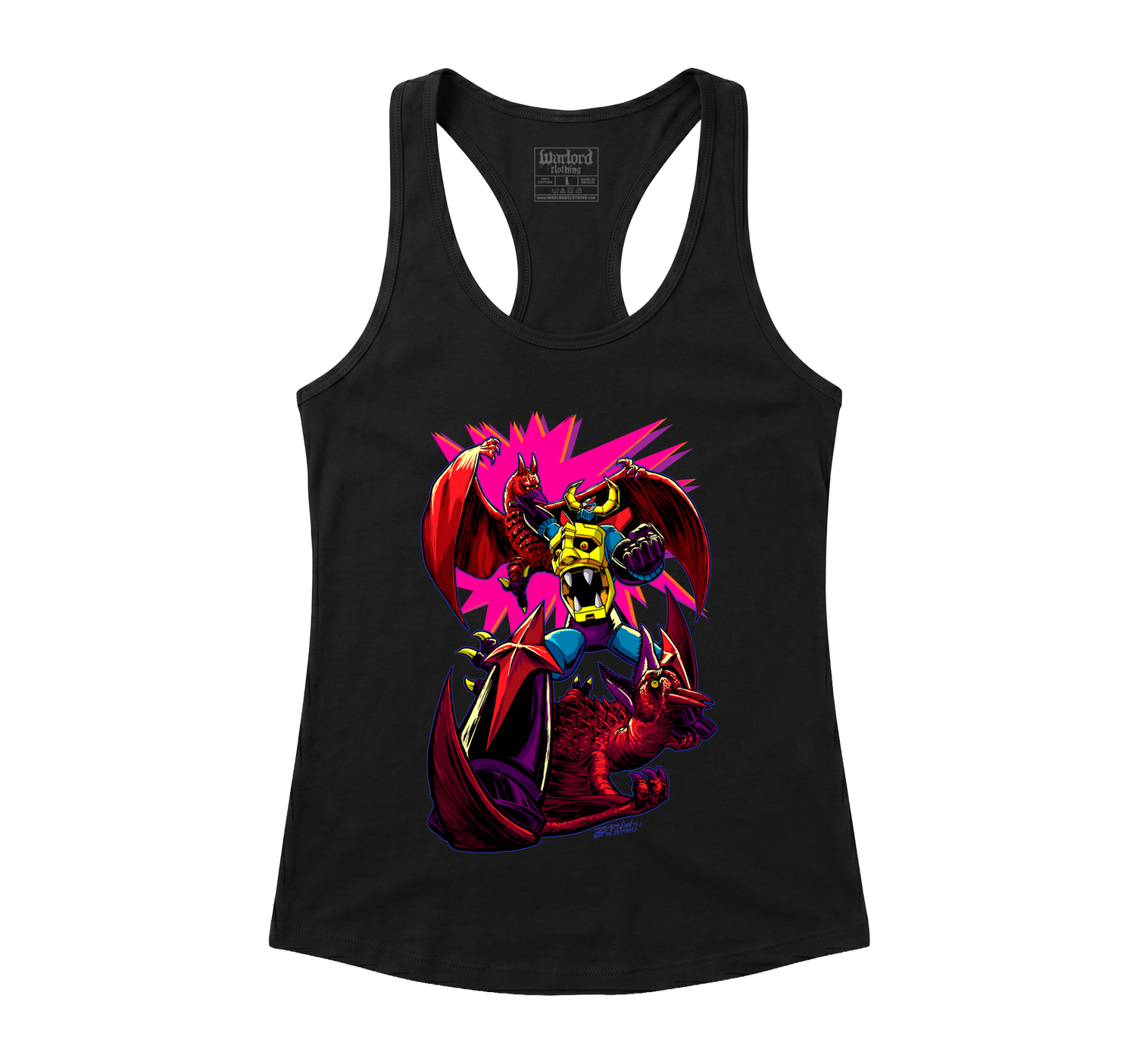 Gaiking VS Rodan - Racerback Tank