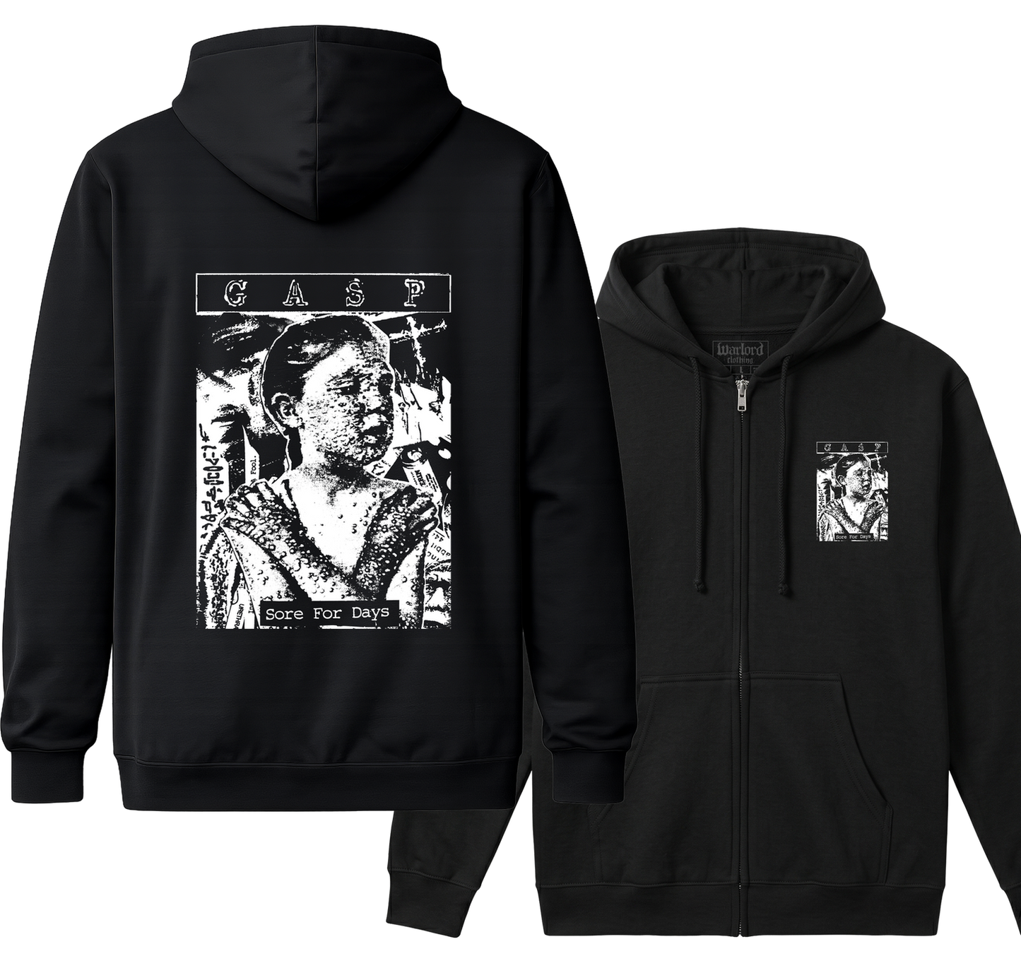 Gasp - Zipper Hoodie