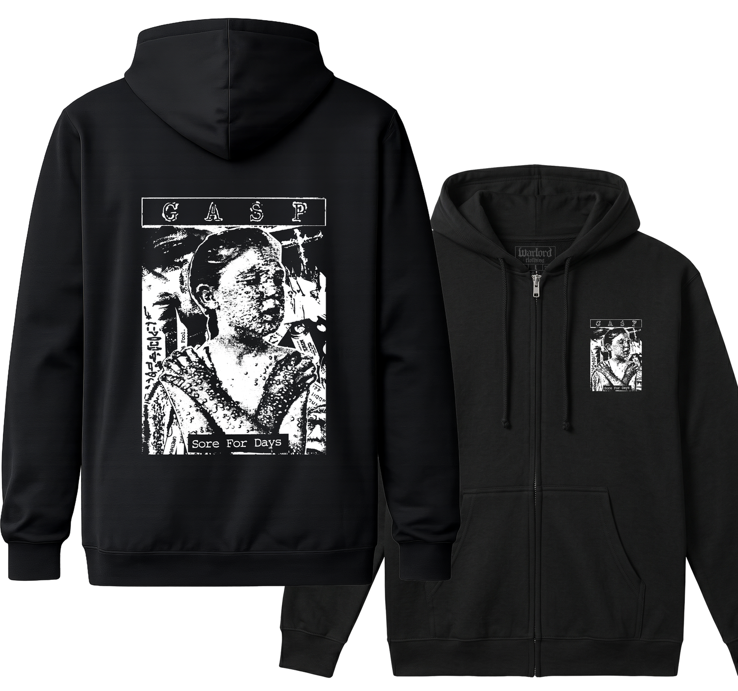 Gasp - Zipper Hoodie