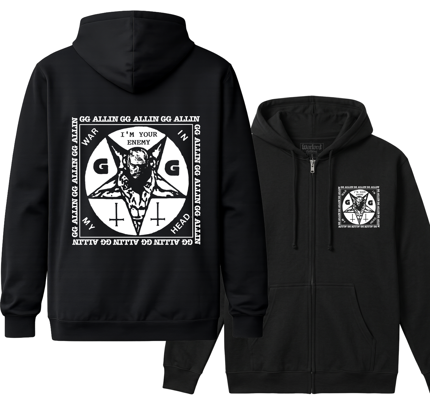 GG Allin - Zipper Hoodie