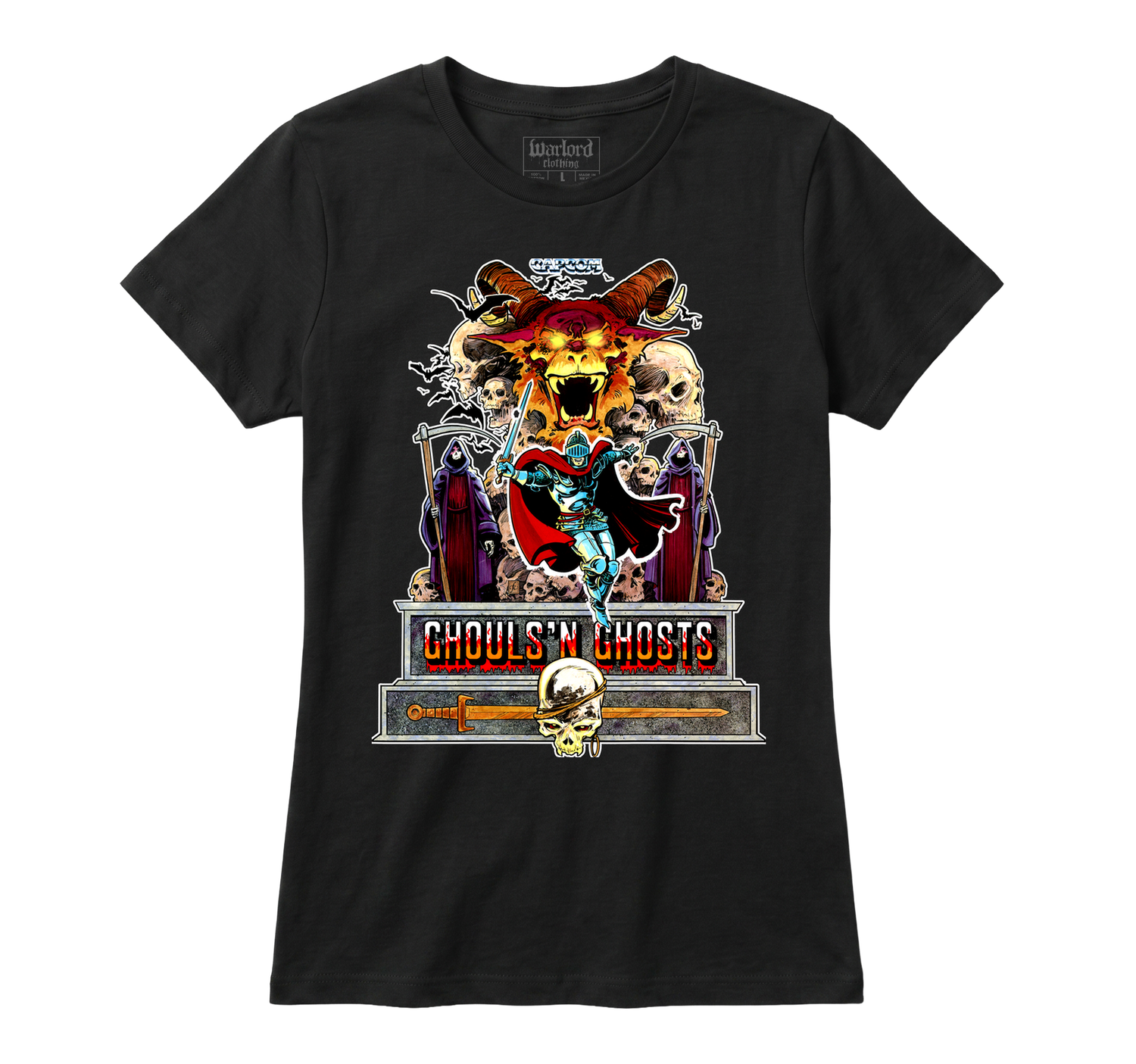 Ghouls N Ghosts - Girlie Tee