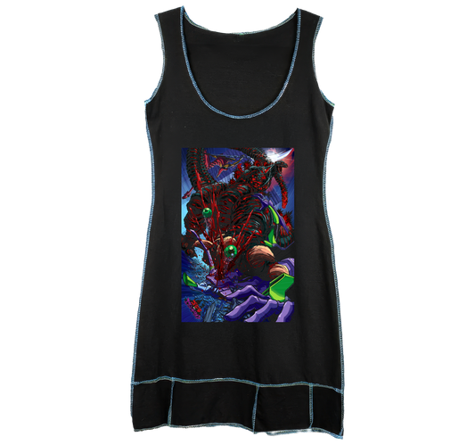 Godzilla VS Evangalion - T-Shirt Dress