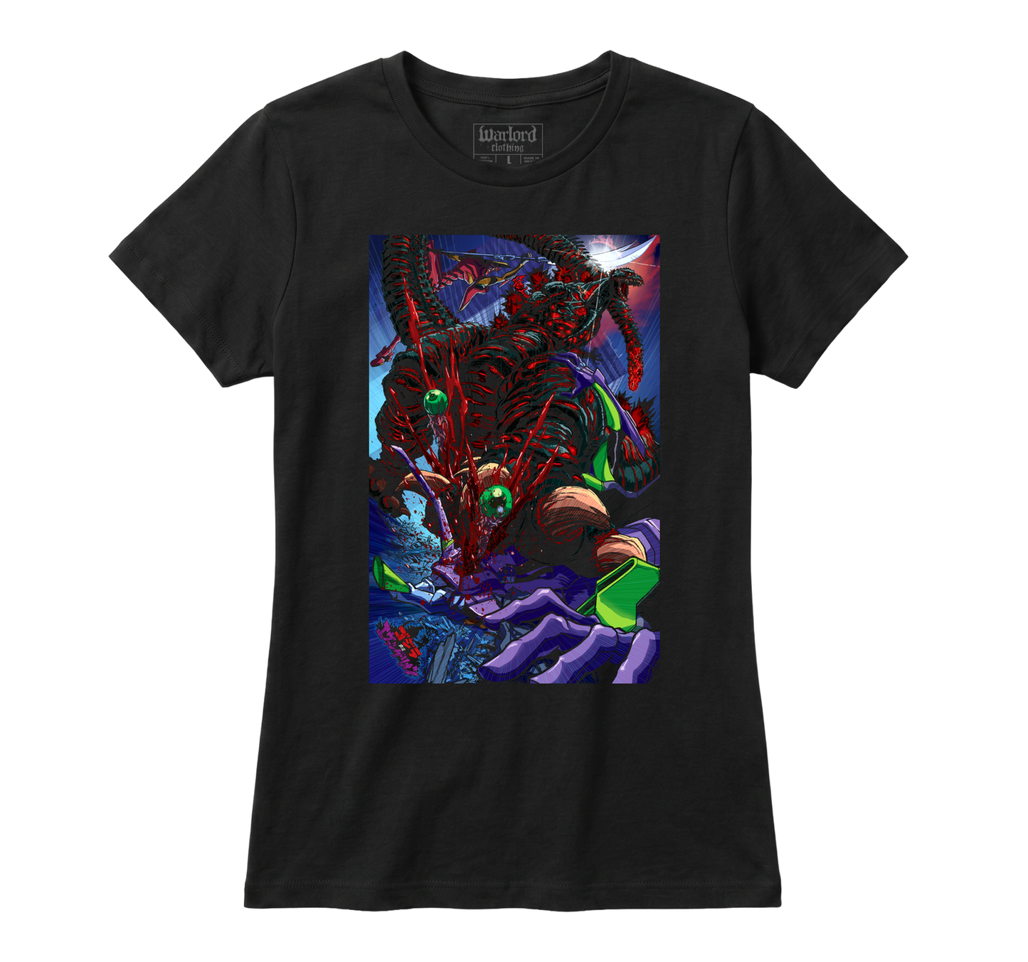 Godzilla VS Evangalion - Girlie Tee