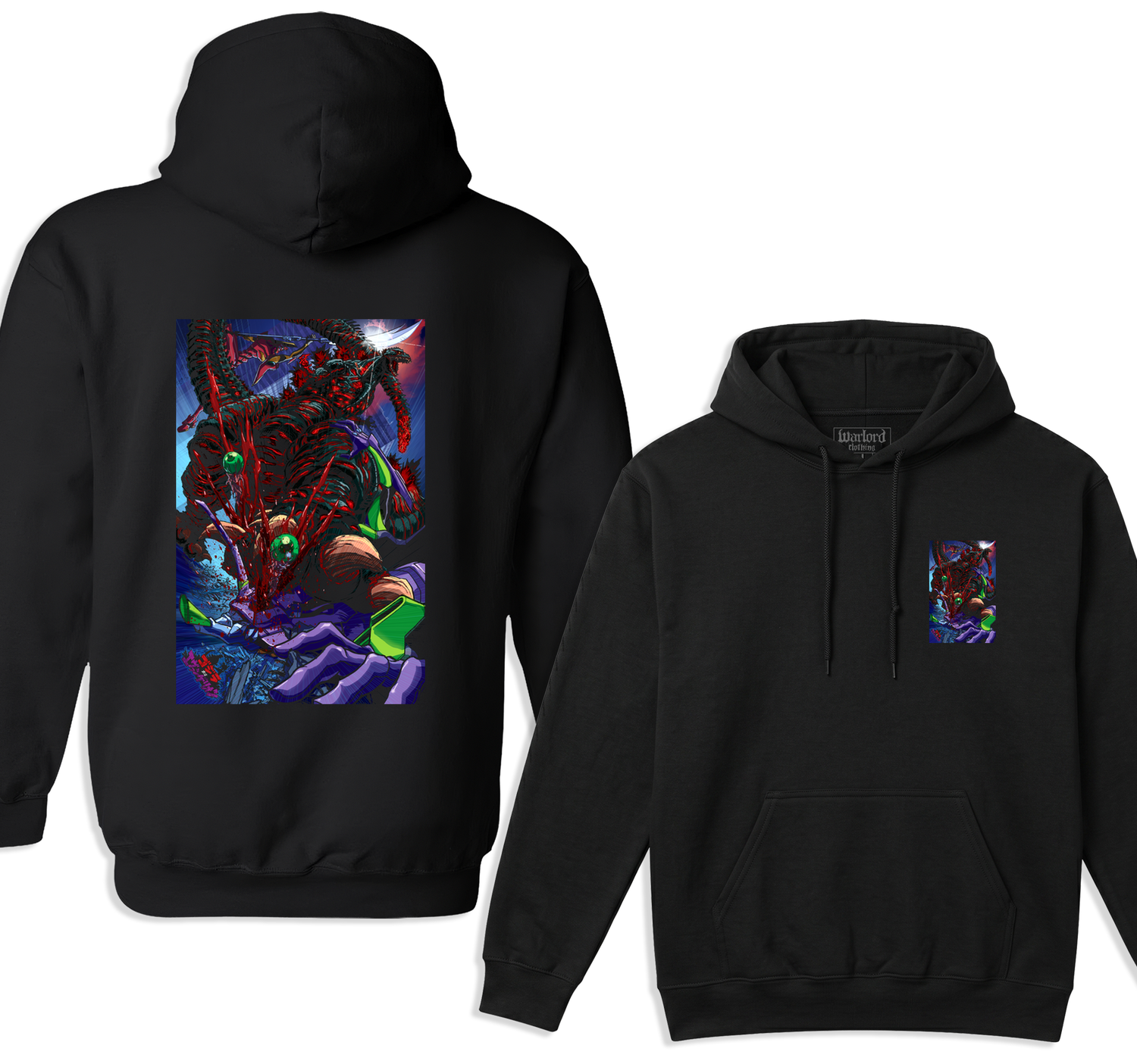 Godzilla VS Evangalion - Pullover Hoodie