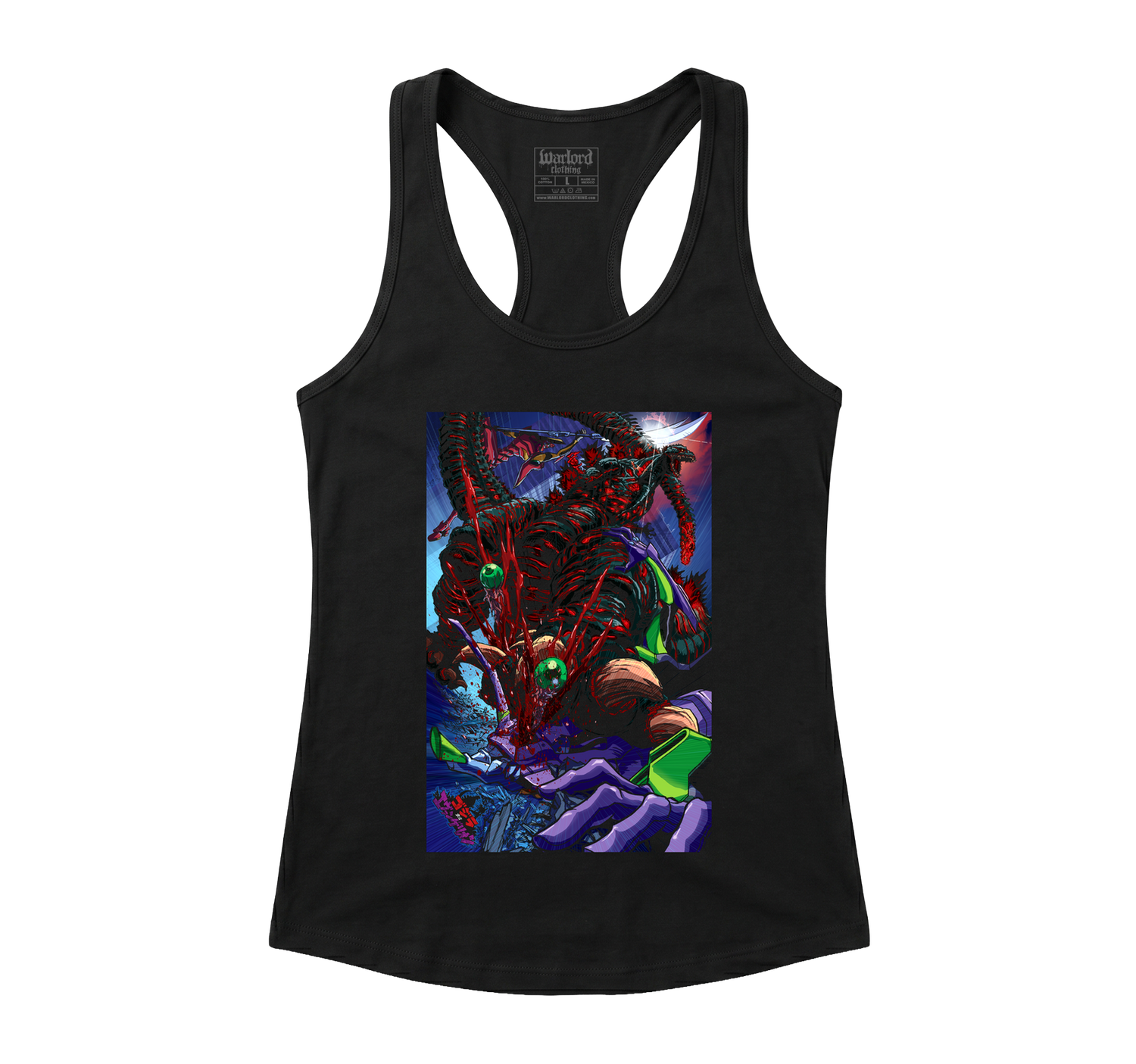 Godzilla VS Evangalion - Racerback Tank