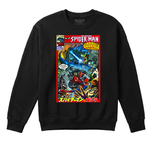 Godzilla VS Spiderman - Crewneck Sweatshirt