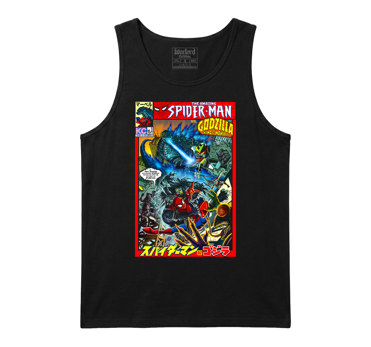Godzilla VS Spiderman - Men's Tank