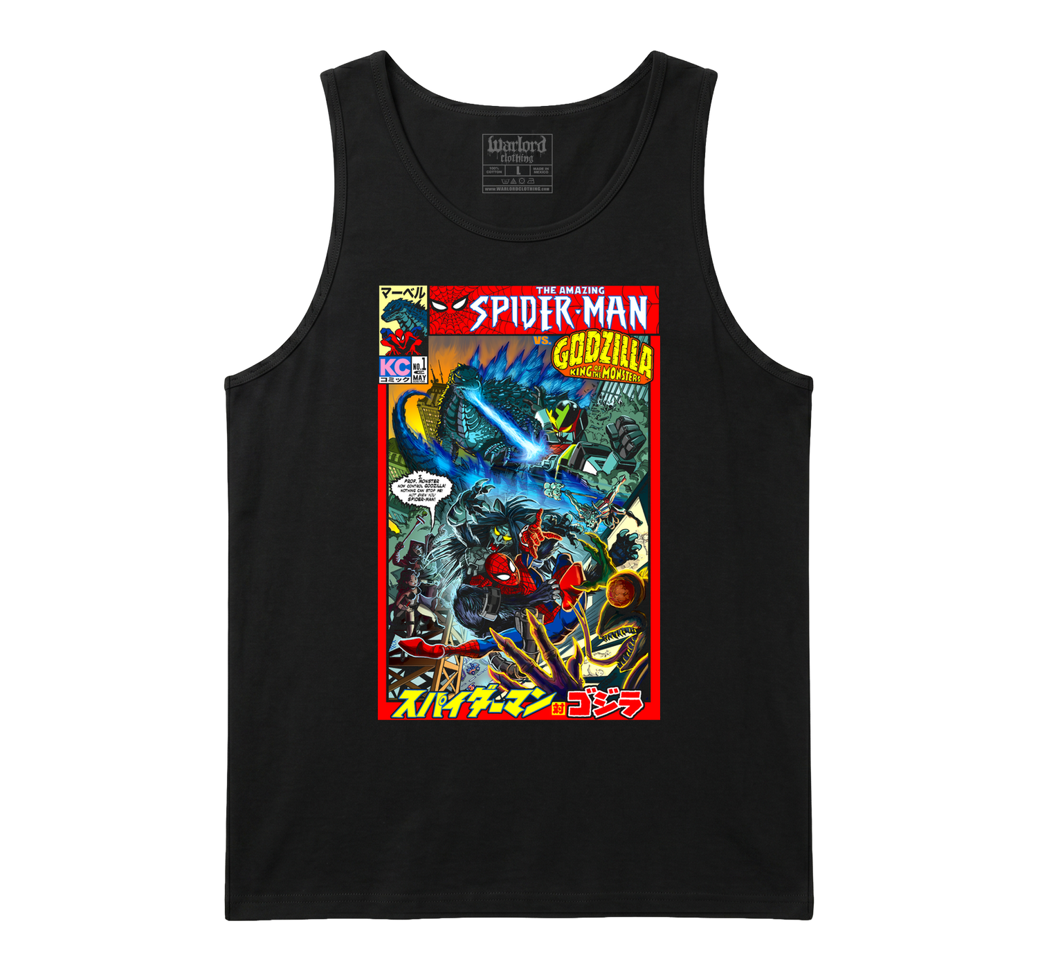 Godzilla VS Spiderman - Men's Tank
