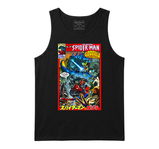 Godzilla VS Spiderman - Men's Tank