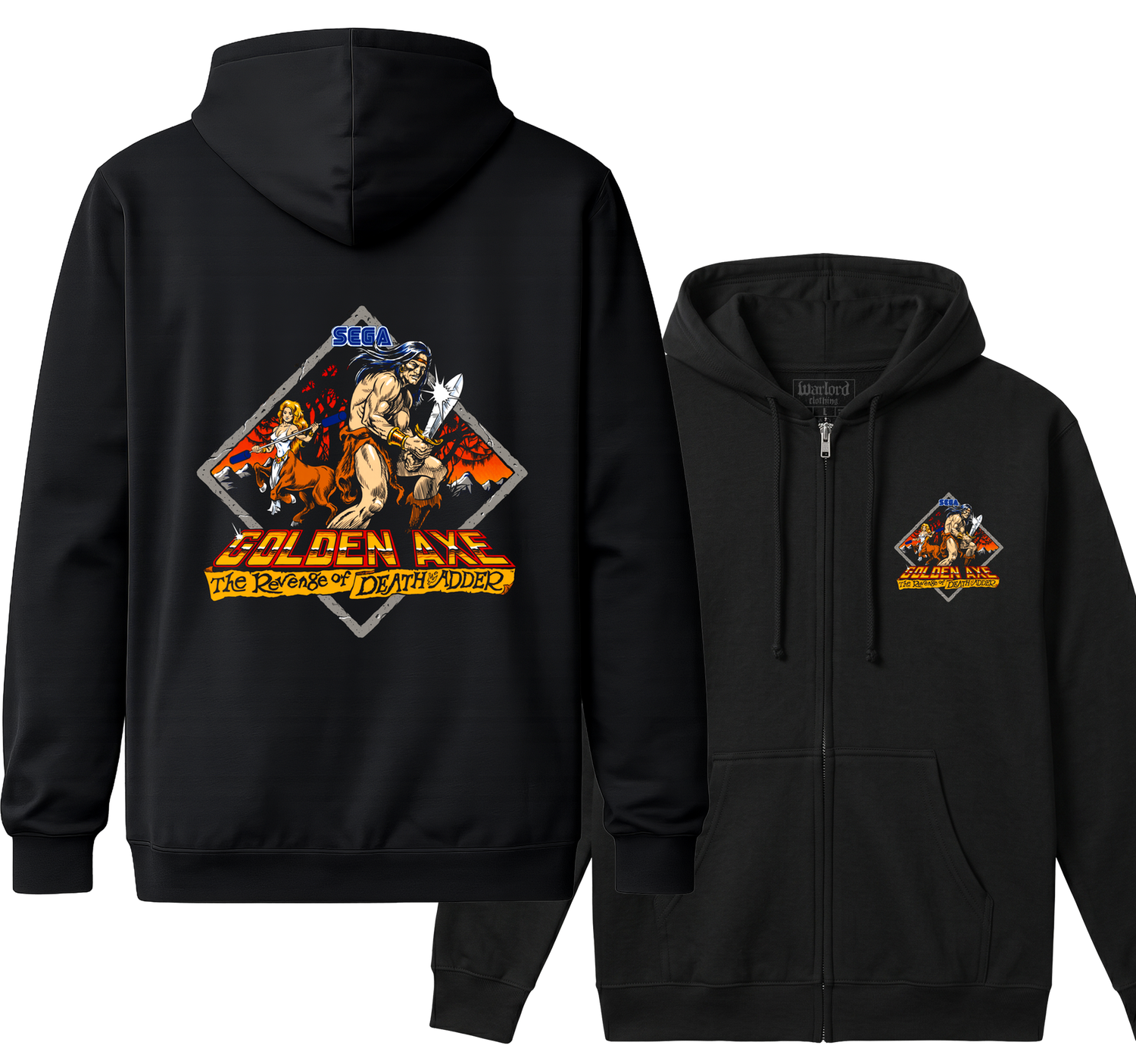 Golden Axe - Zipper Hoodie