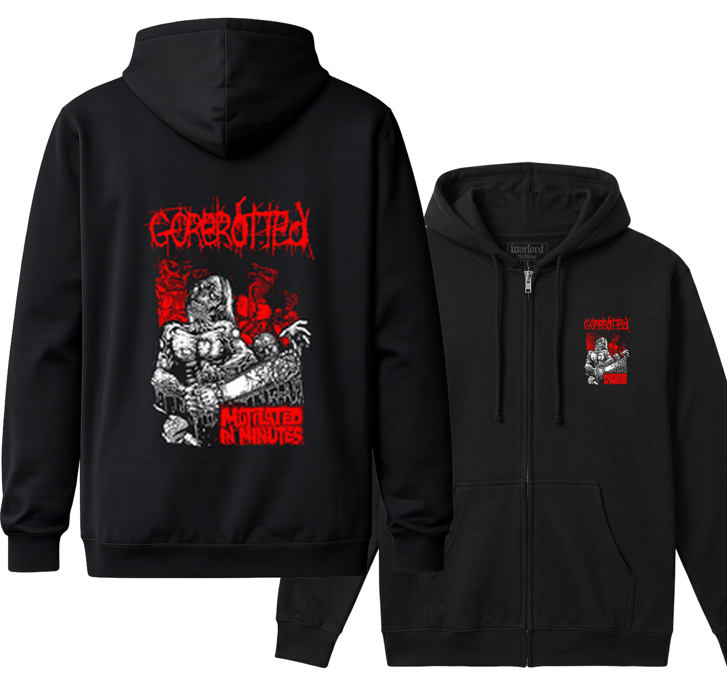 Gorerotted - Zipper Hoodie