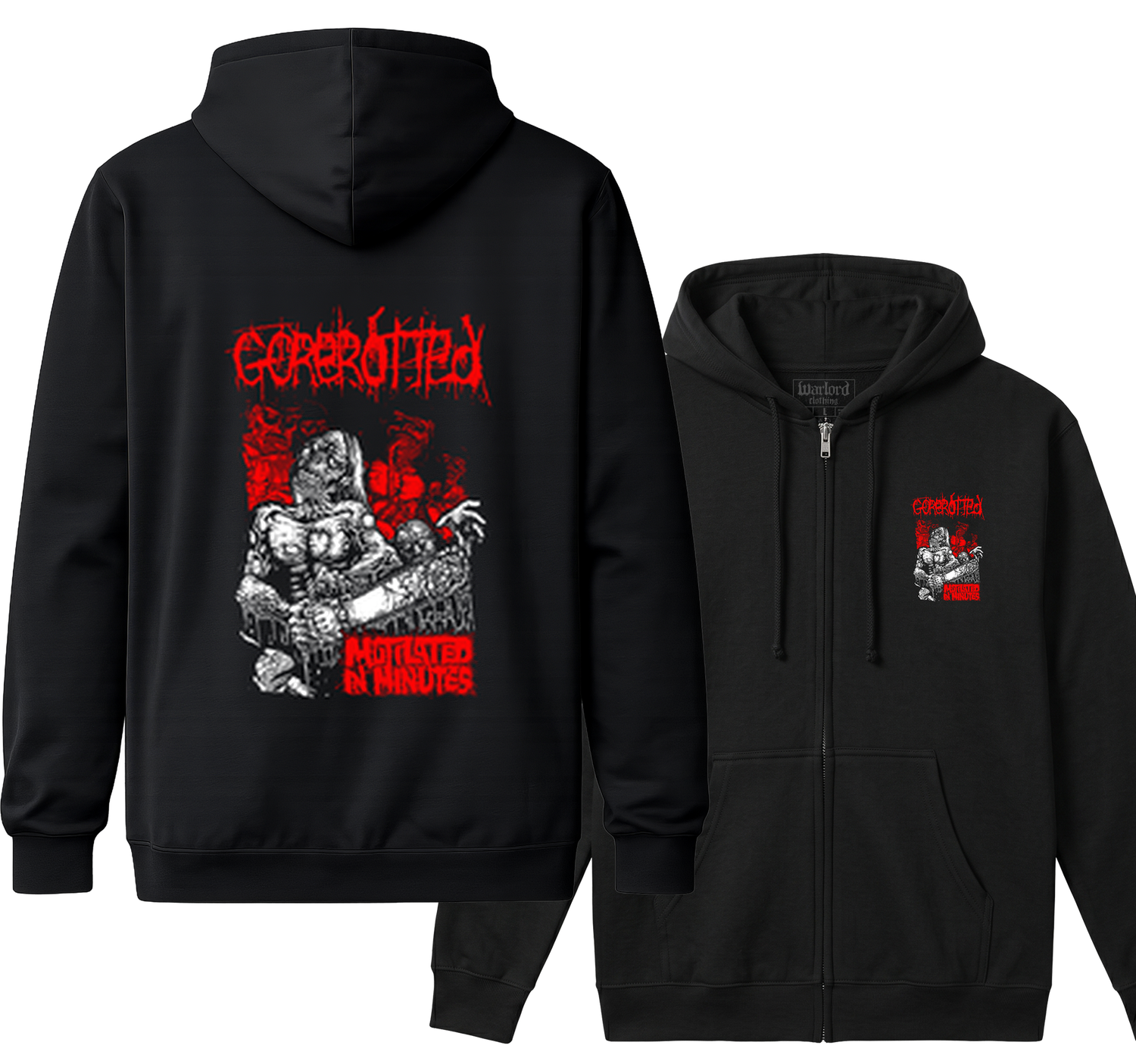 Gorerotted - Zipper Hoodie