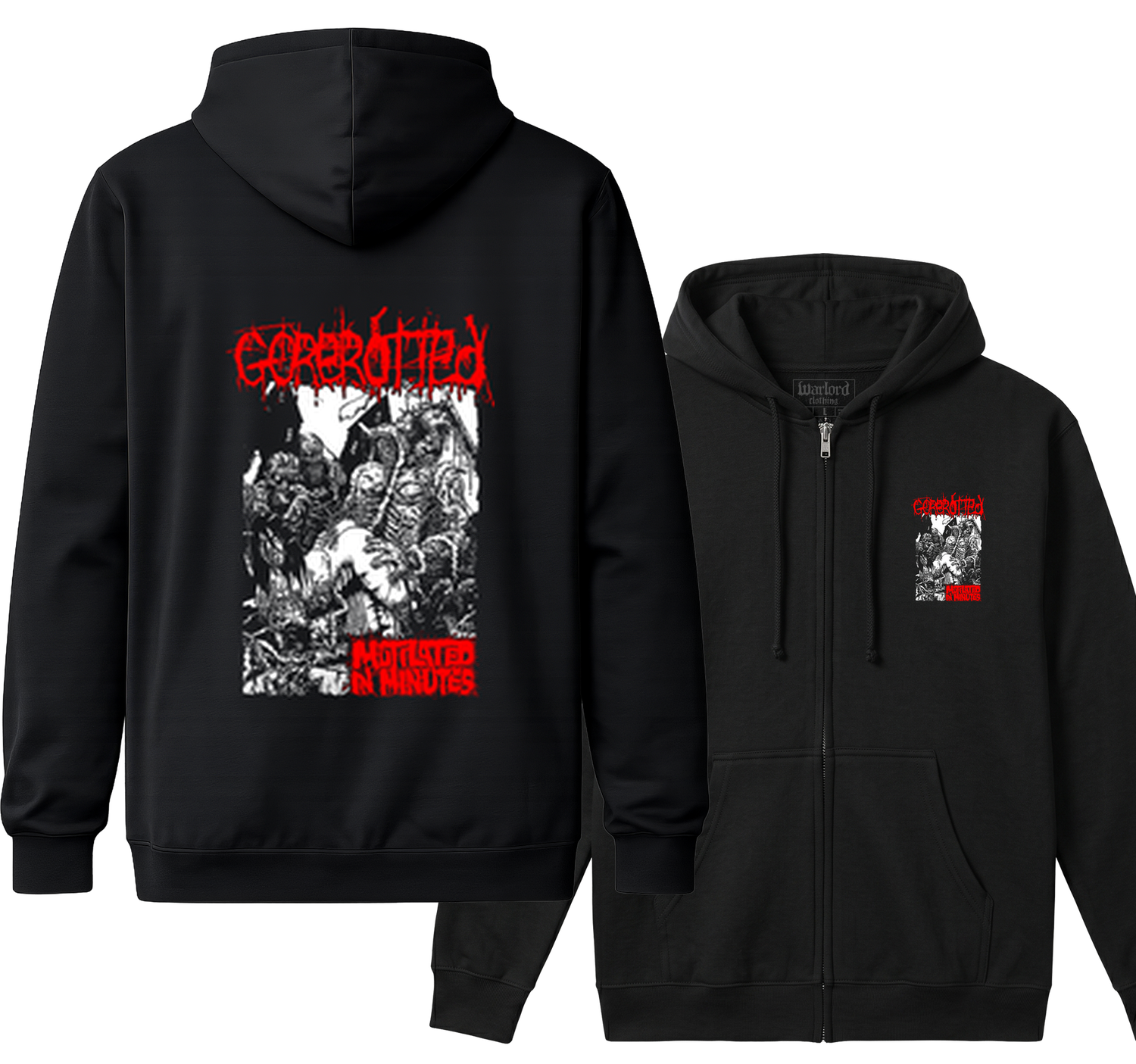 Gorerotted - Zipper Hoodie
