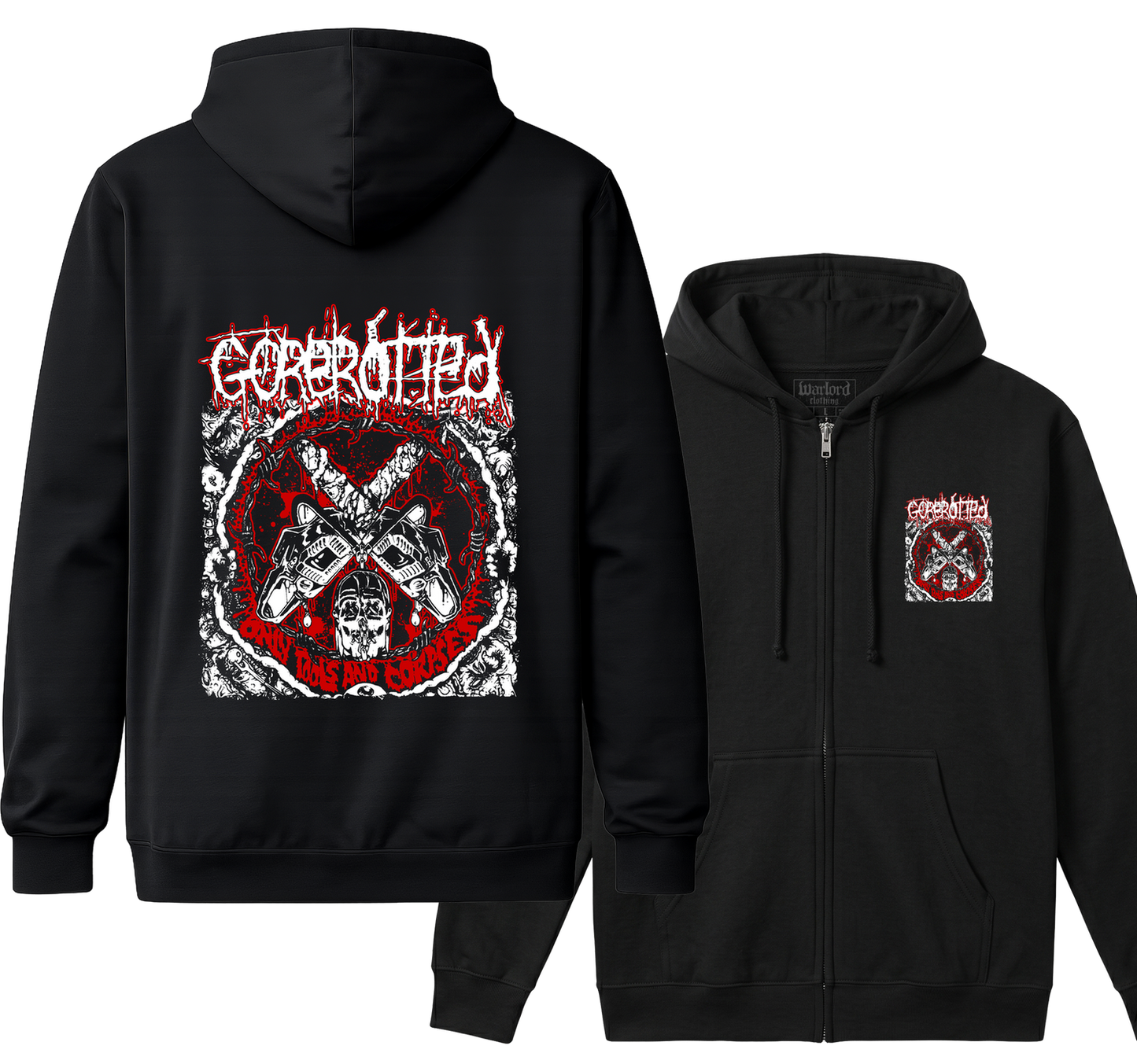 Gorerotted - Zipper Hoodie