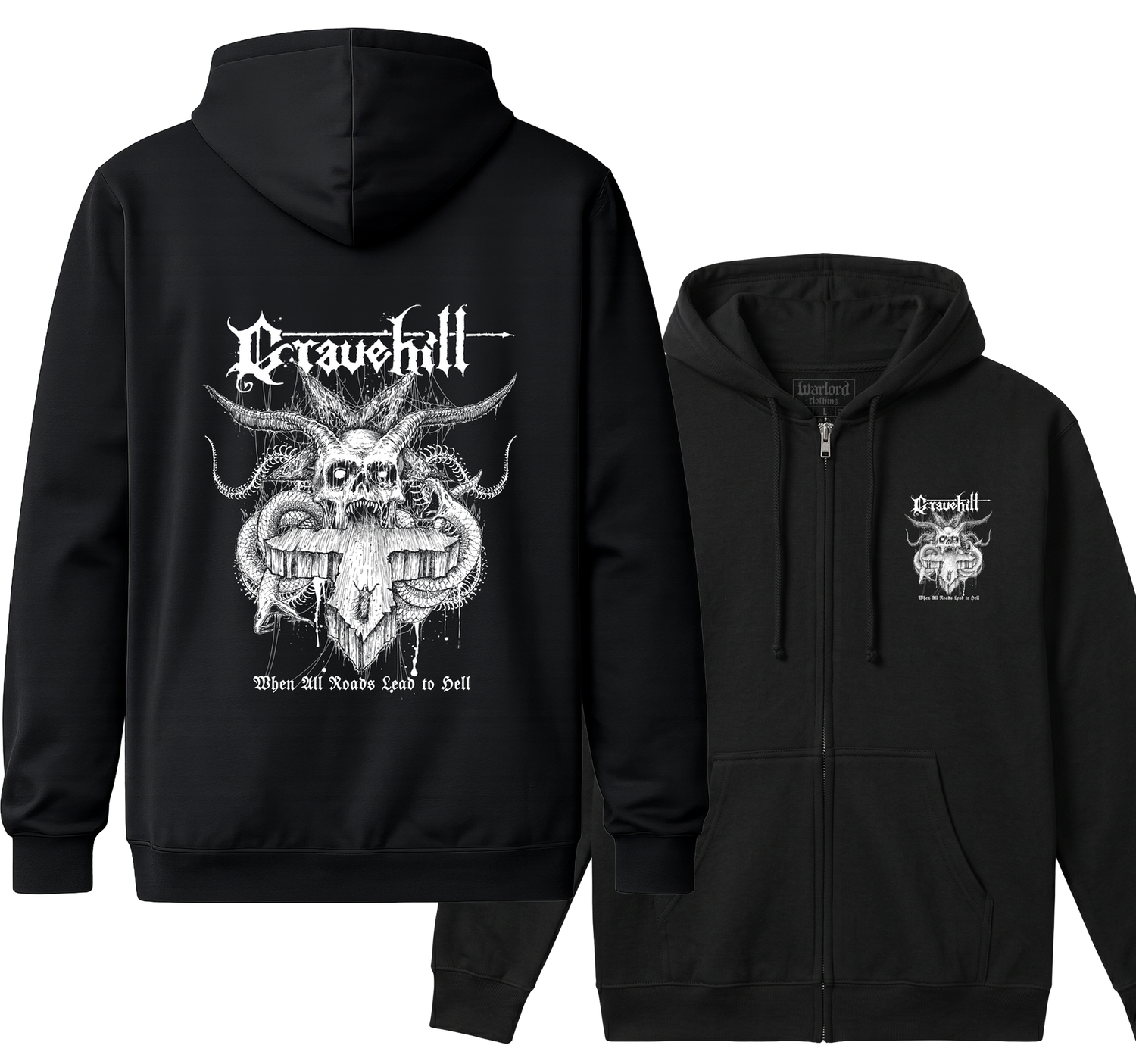 Gravehill - Zipper Hoodie