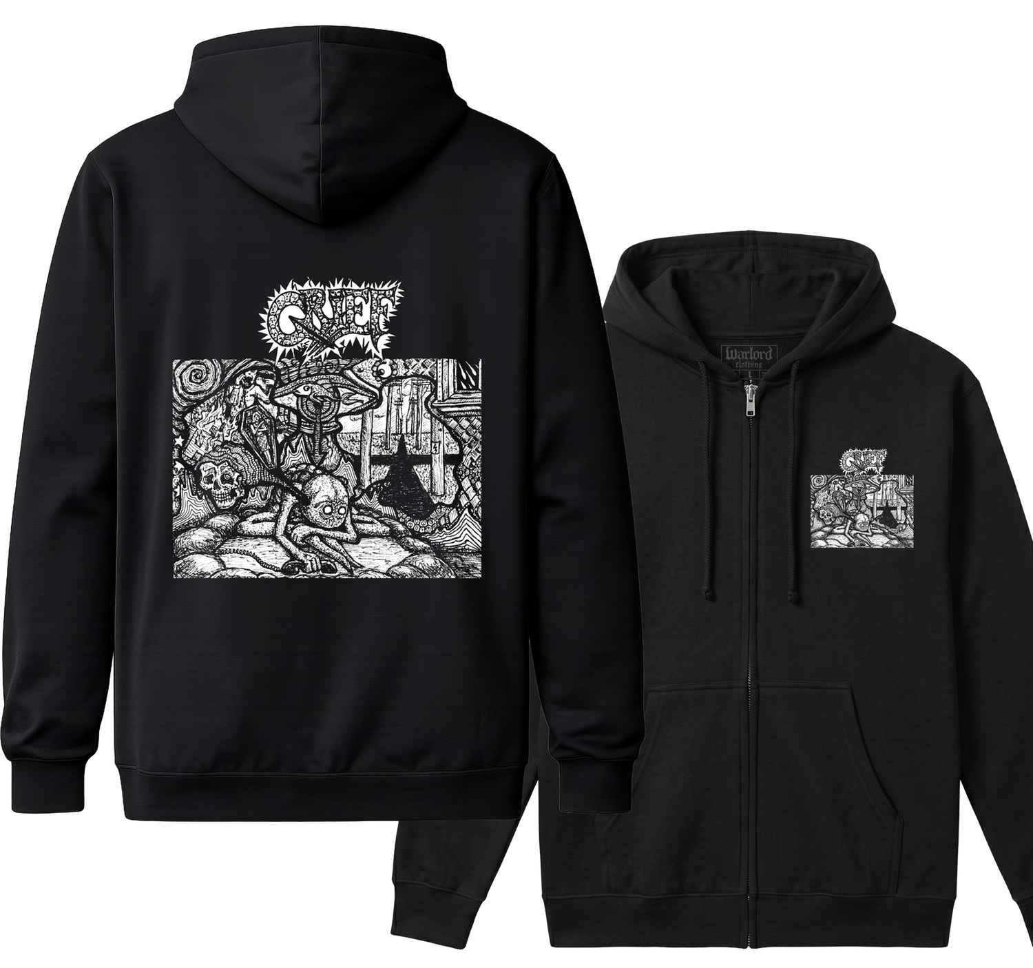 Grief - Zipper Hoodie