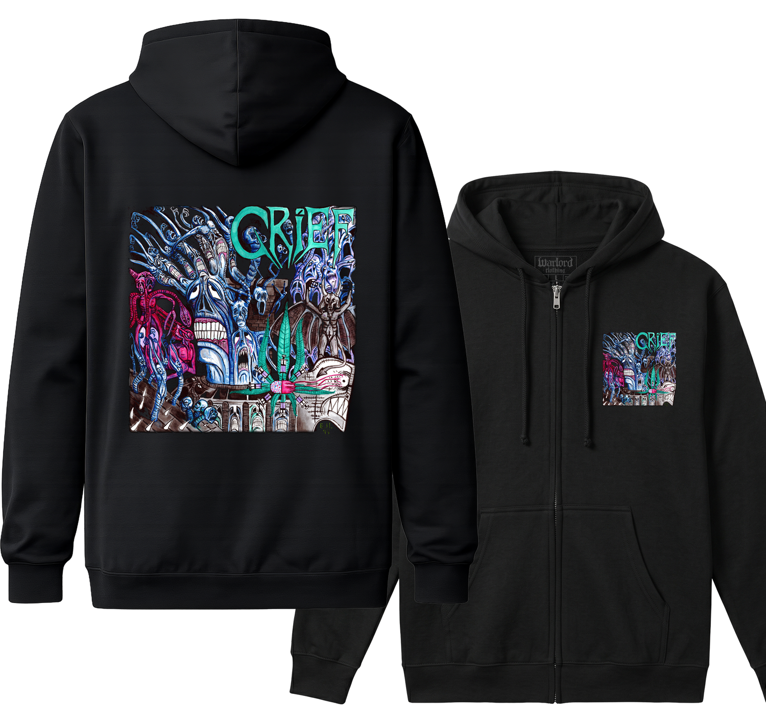 Grief - Zipper Hoodie