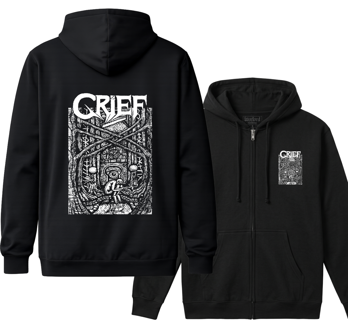 Grief - Zipper Hoodie