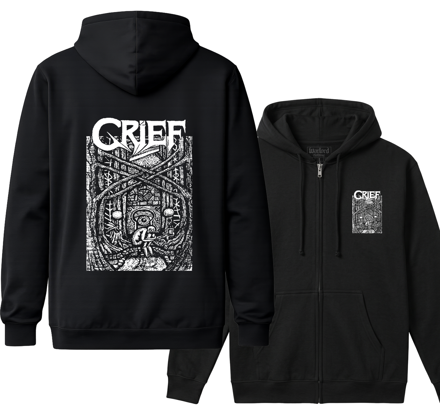 Grief - Zipper Hoodie