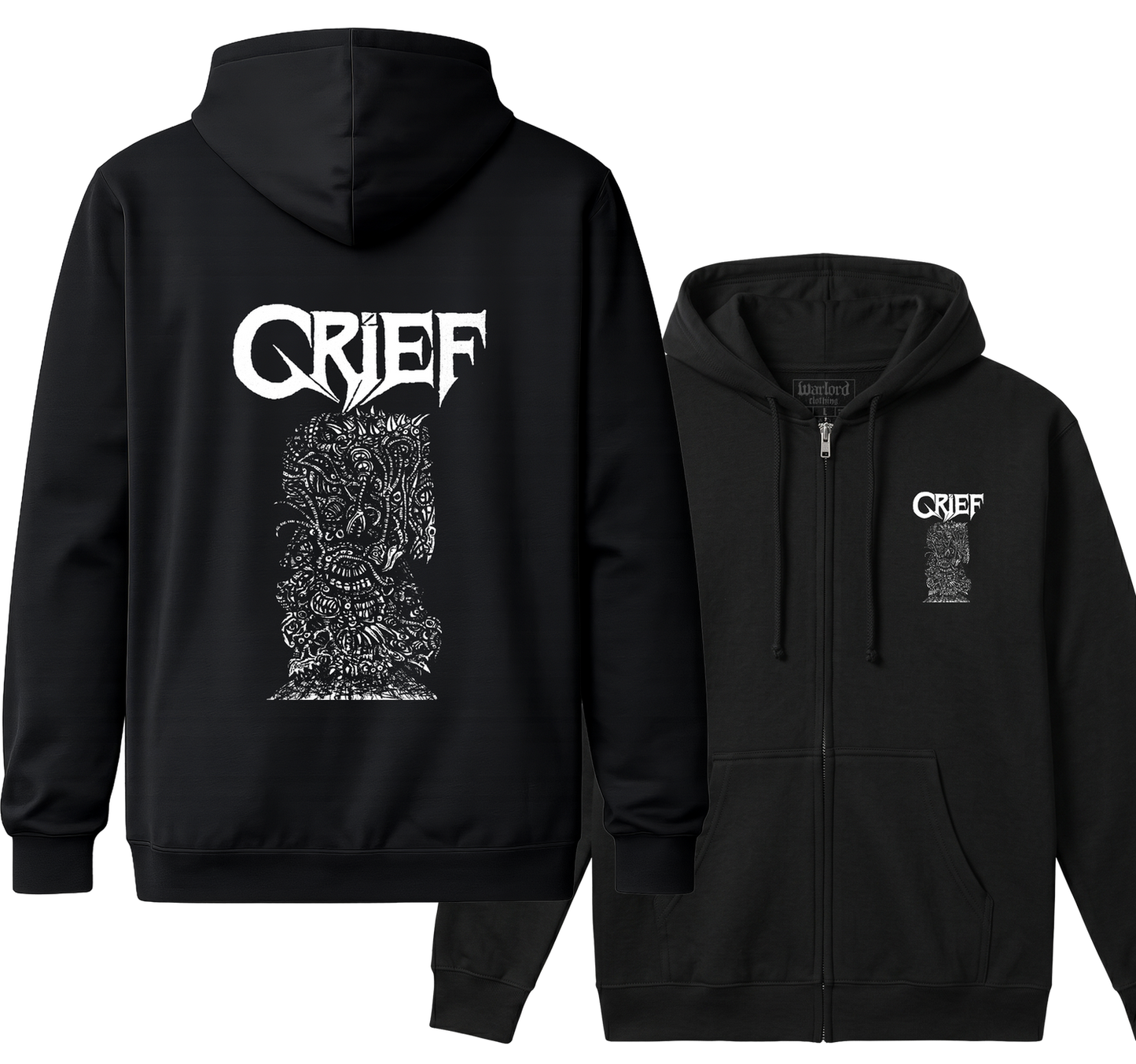 Grief - Zipper Hoodie