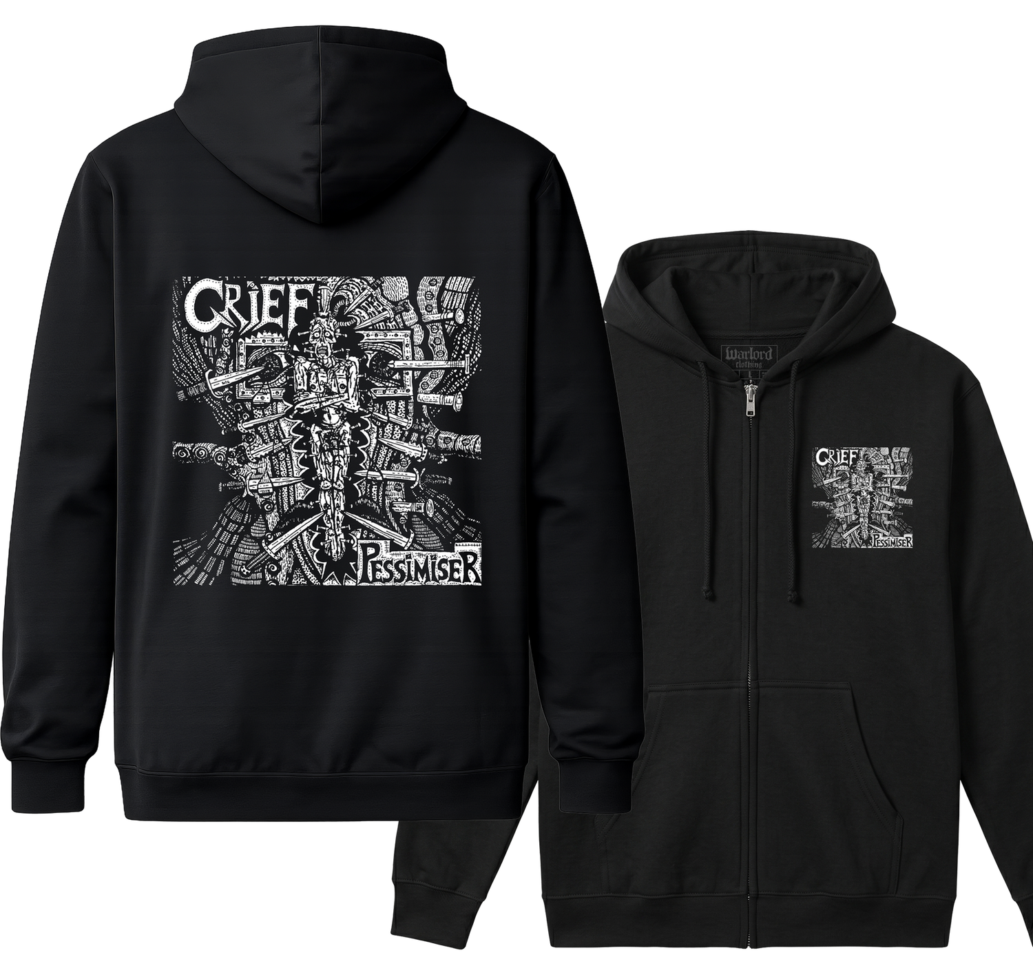 Grief - Zipper Hoodie