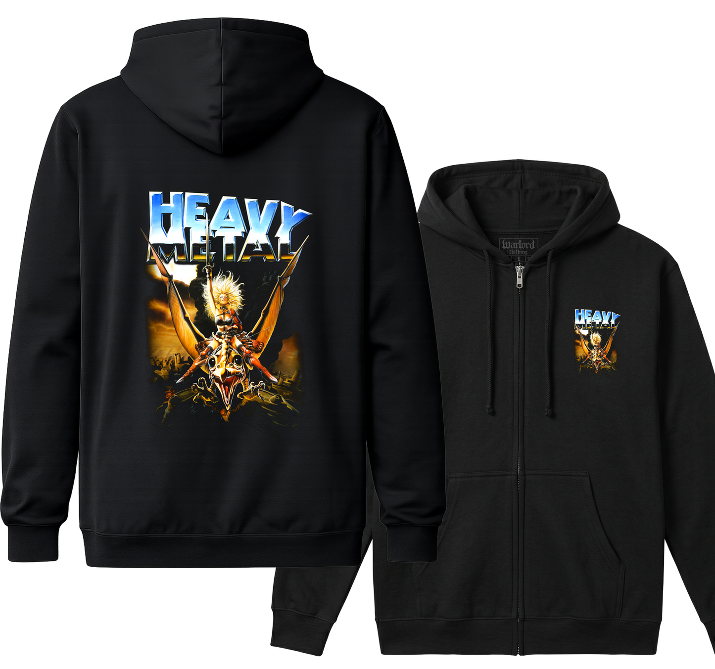 Heavy Metal - Zipper Hoodie