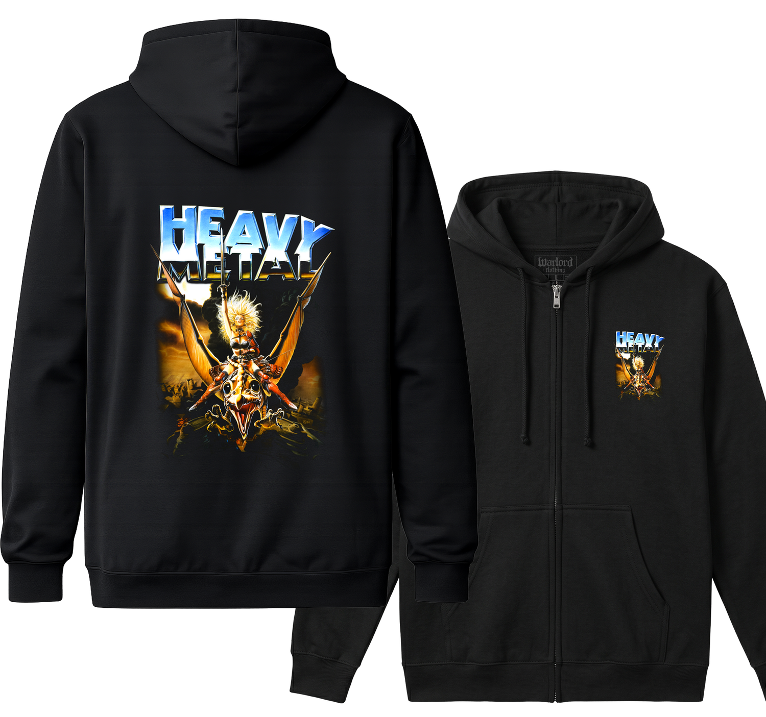 Heavy Metal - Zipper Hoodie