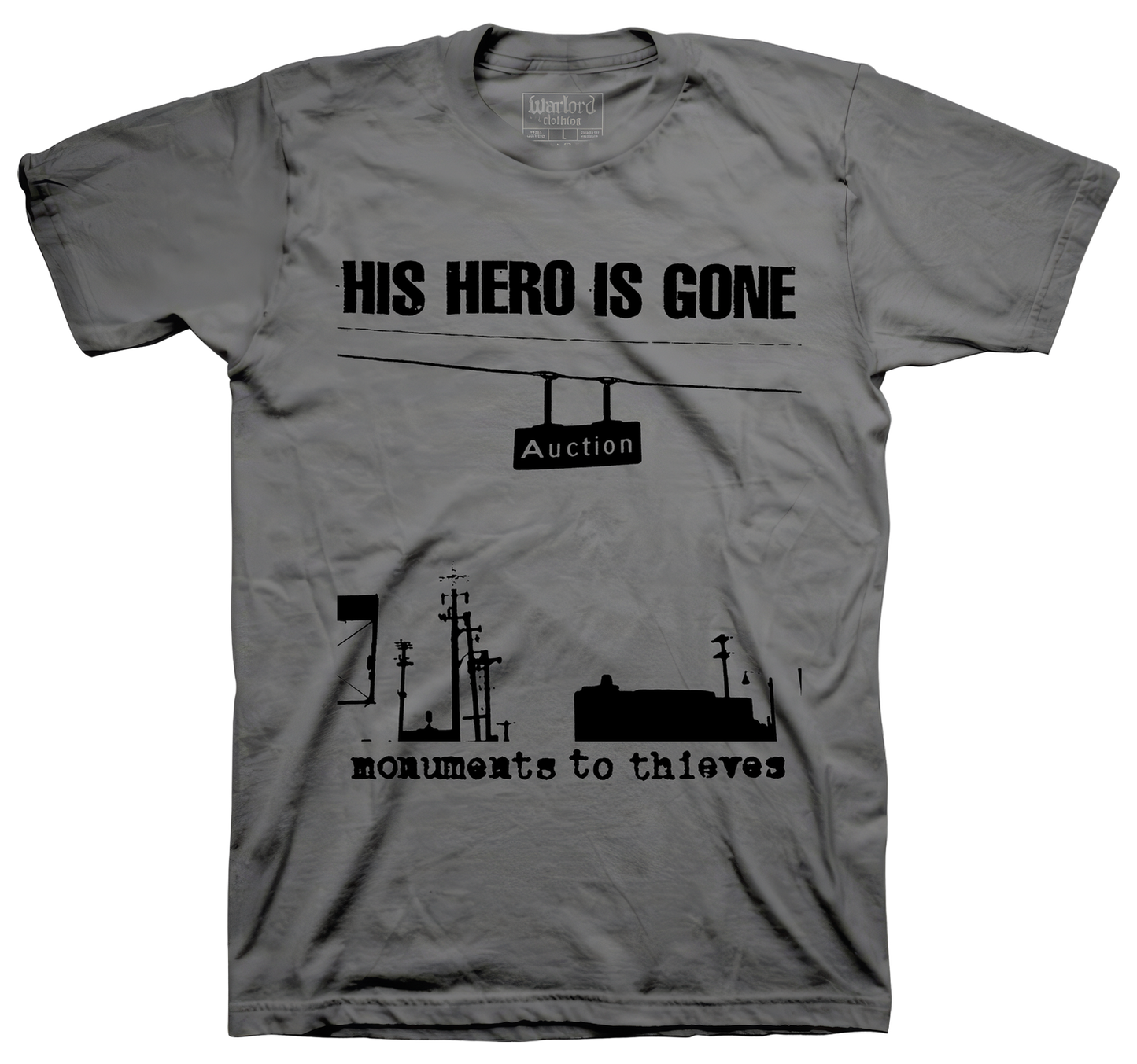 His Hero Is Gone - Charcoal