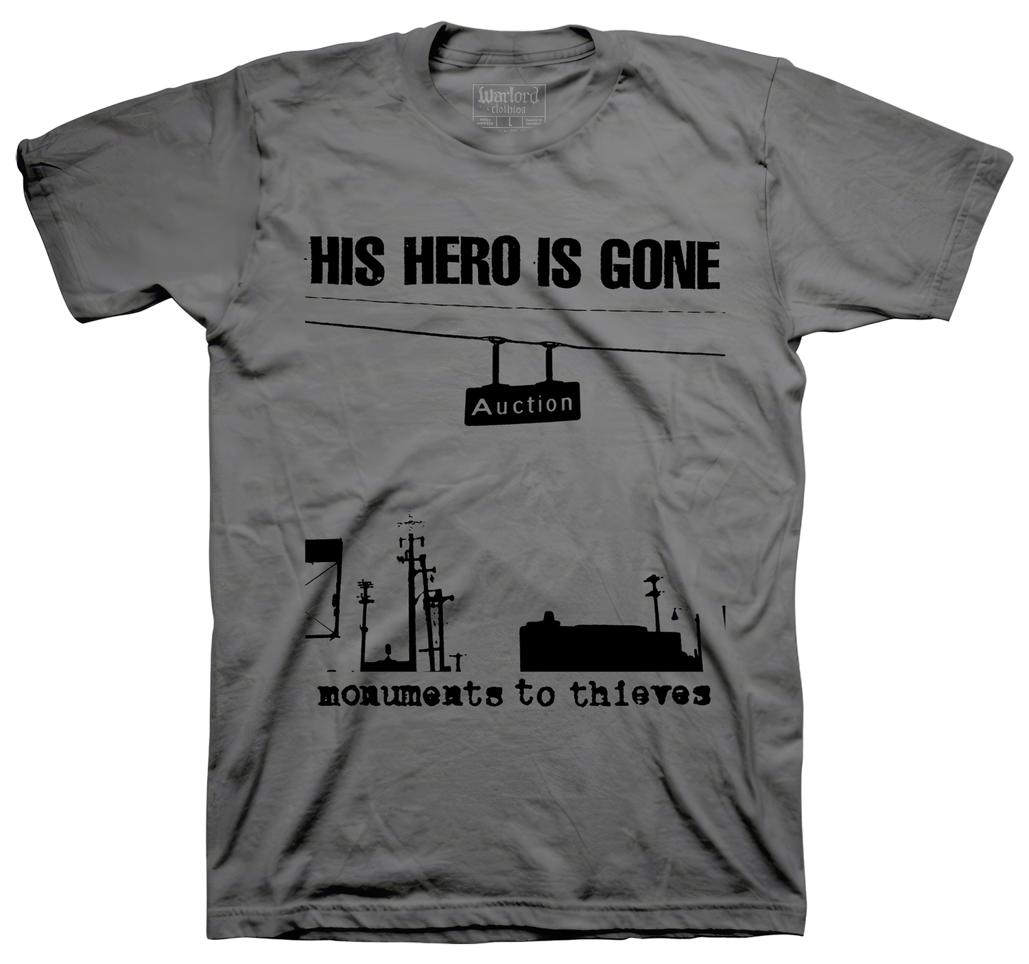 His Hero Is Gone - Charcoal