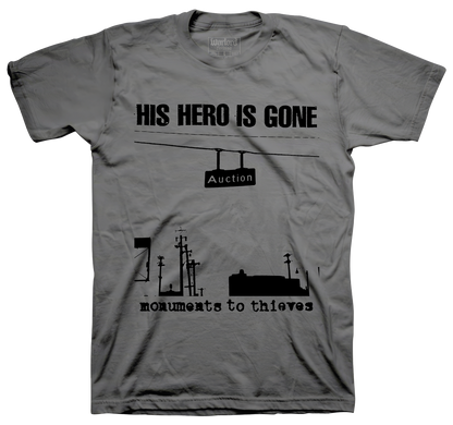 His Hero Is Gone - Charcoal