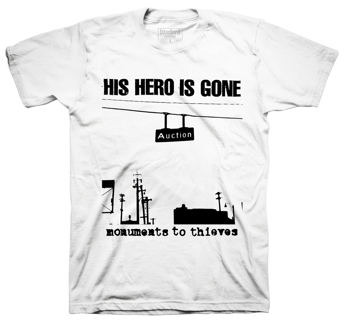 His Hero Is Gone - White