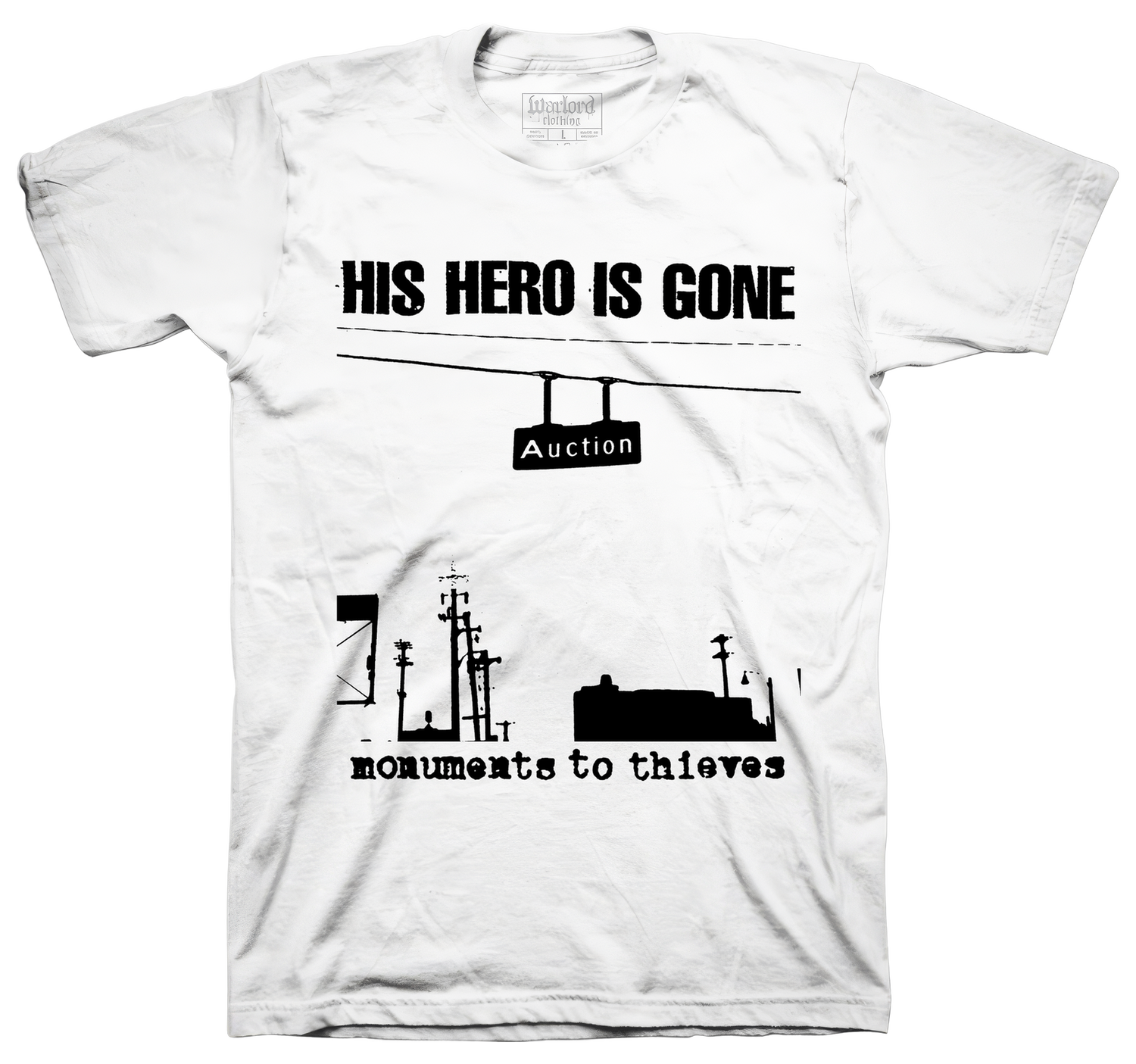 His Hero Is Gone - White