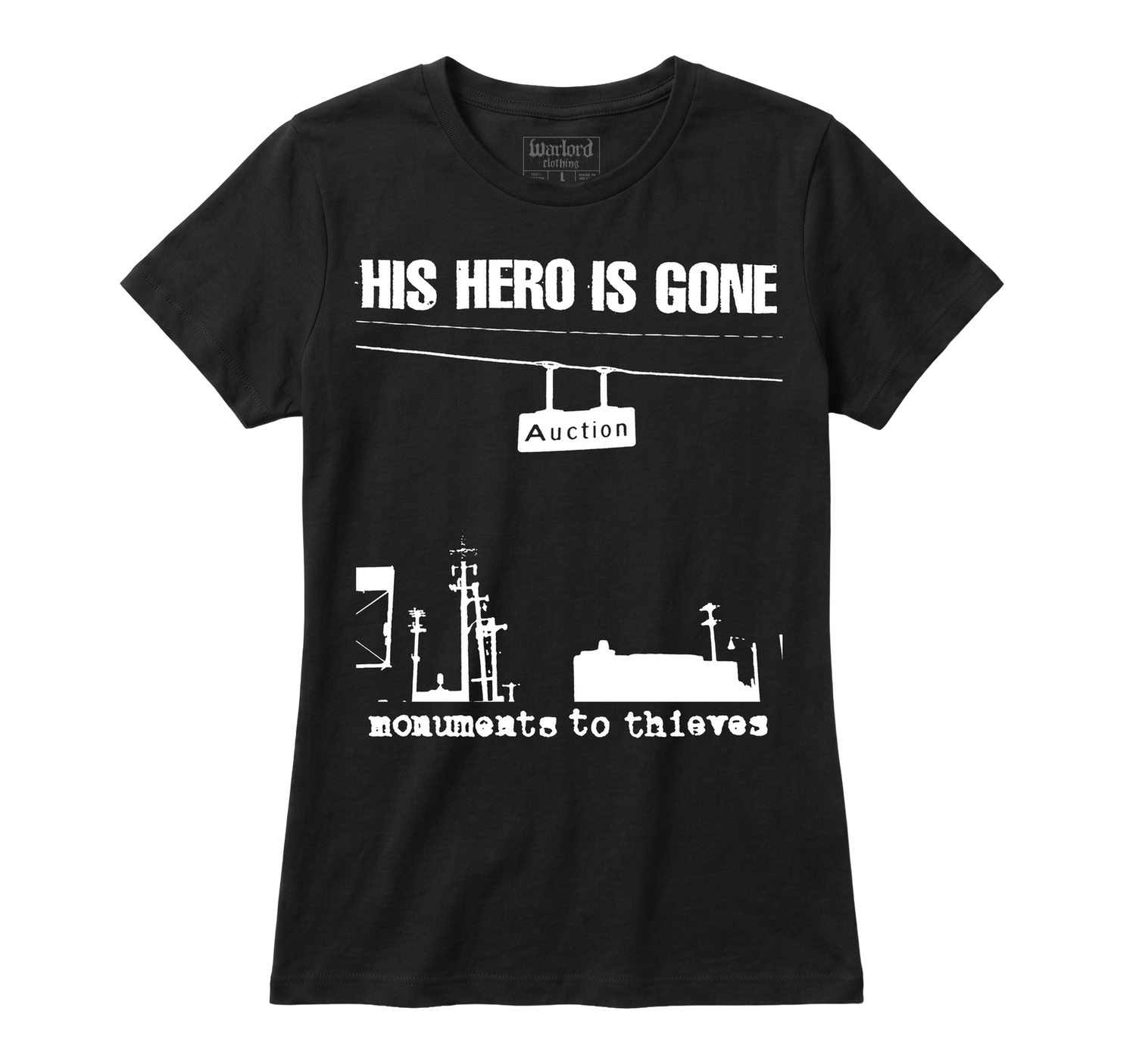 His Hero Is Gone - Girlie Tee