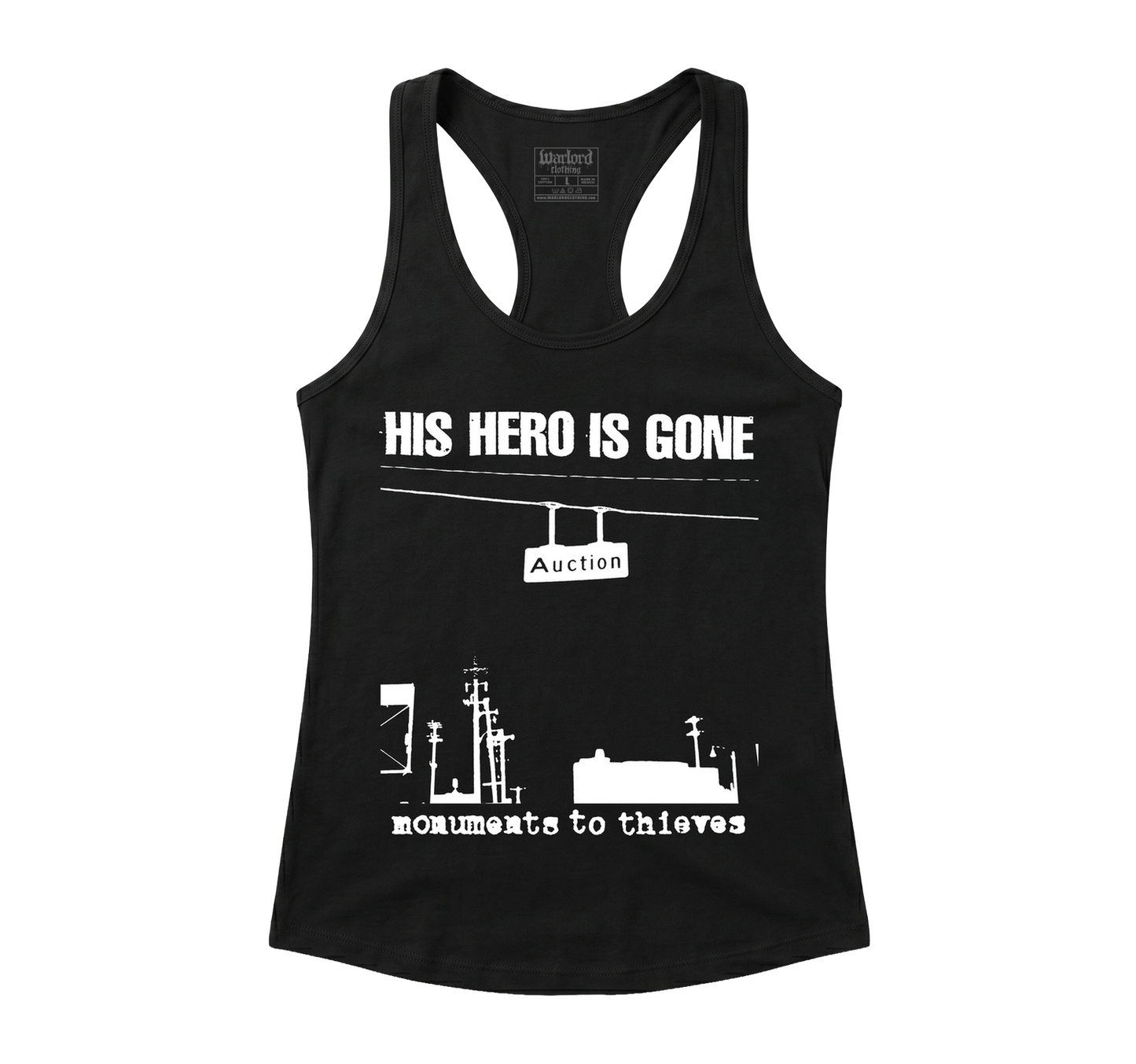 His Hero Is Gone - Racerback Tank