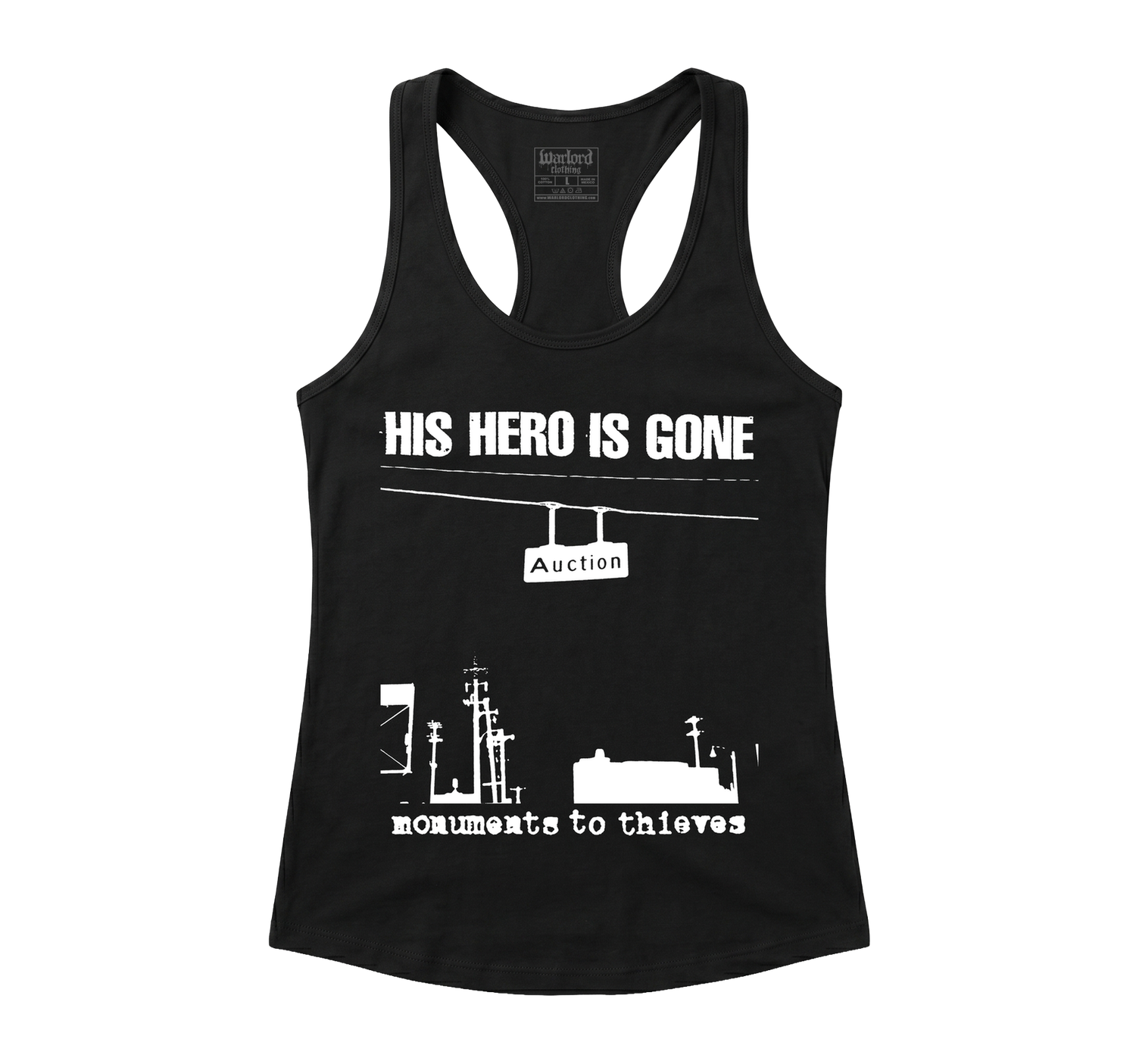 His Hero Is Gone - Racerback Tank