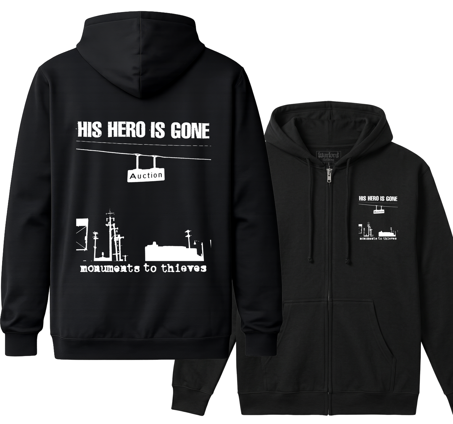His Hero Is Gone - Zipper Hoodie