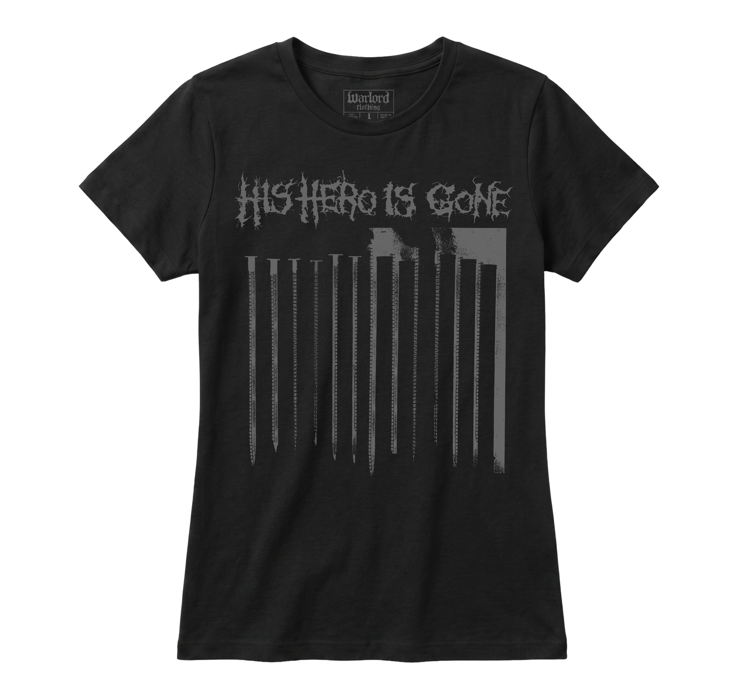His Hero Is Gone - Girlie Tee
