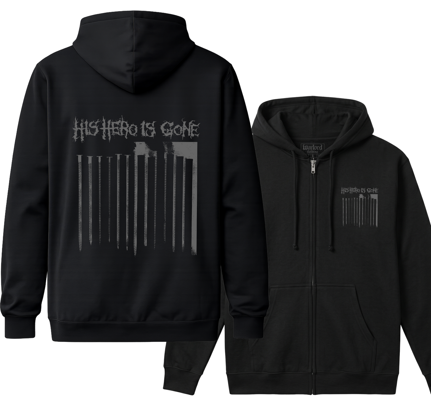 His Hero Is Gone - Zipper Hoodie