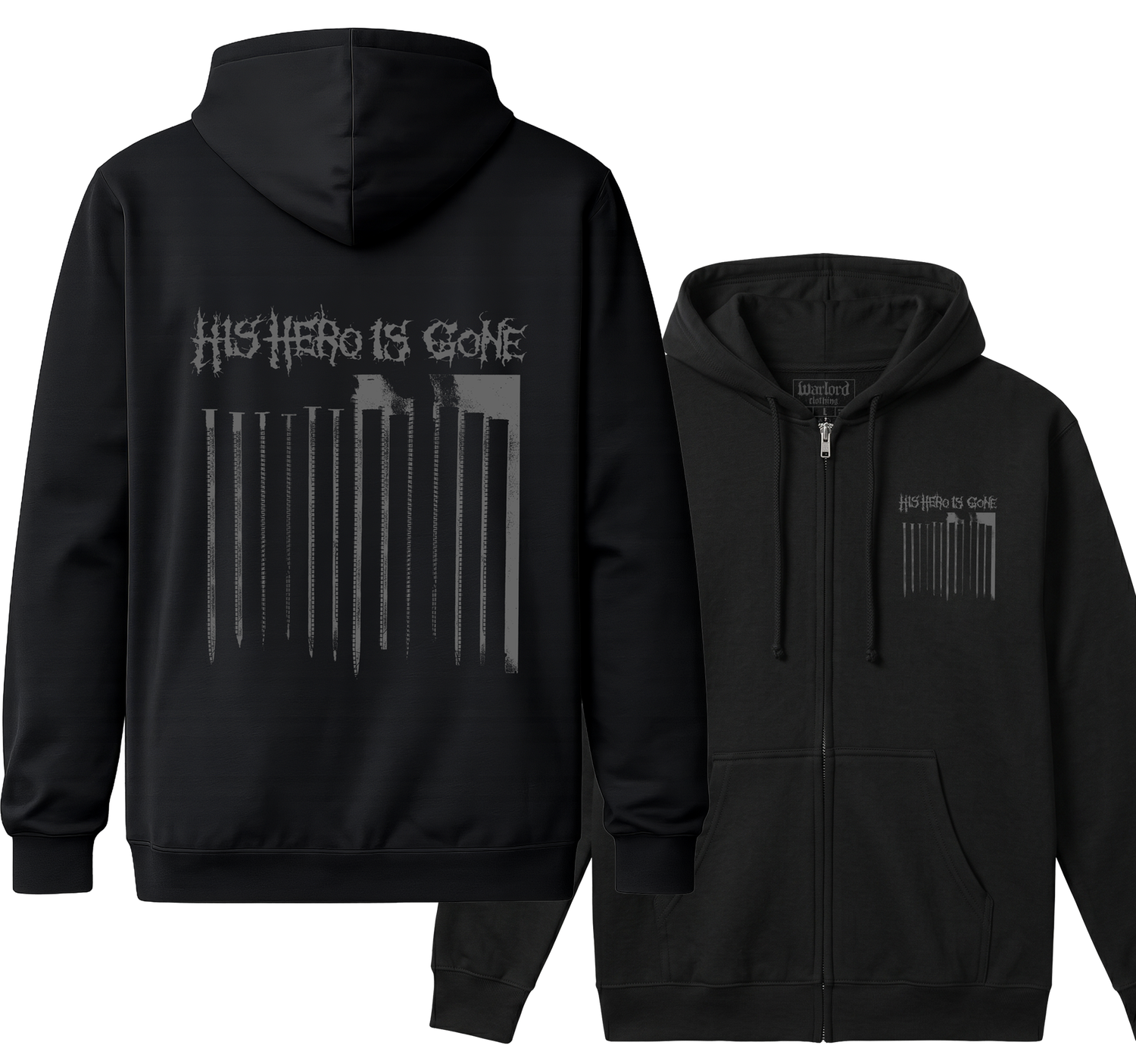 His Hero Is Gone - Zipper Hoodie
