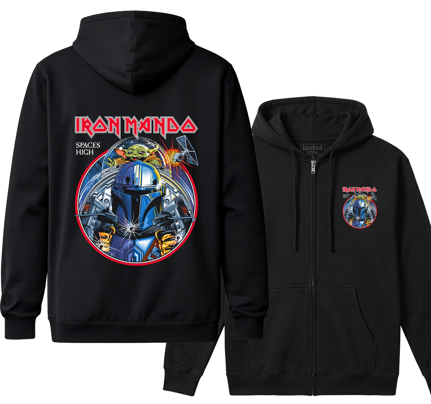Iron Mando - Zipper Hoodie