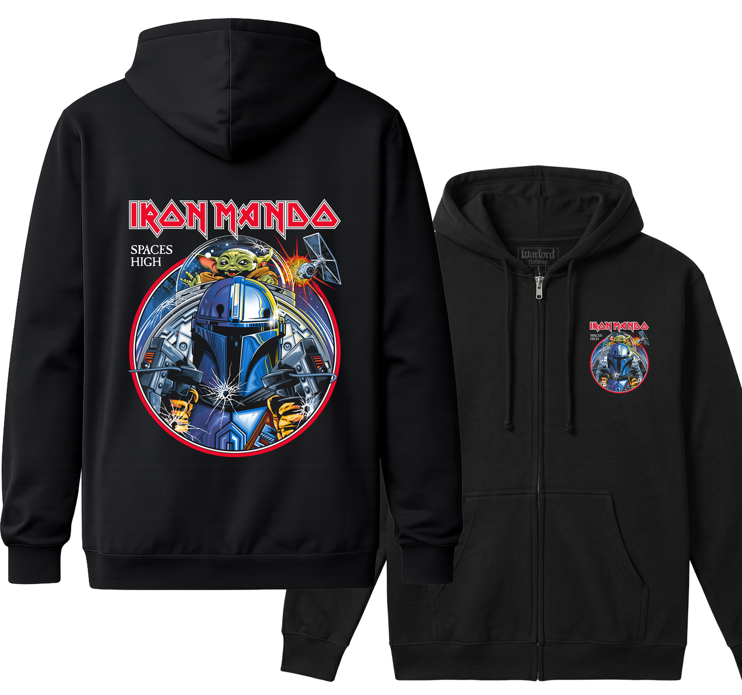 Iron Mando - Zipper Hoodie