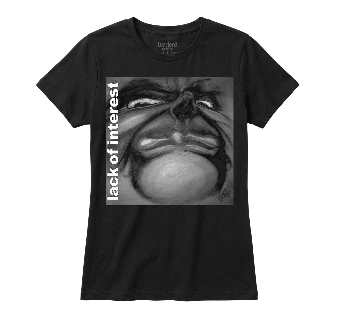 Lack Of Interest - Girlie Tee