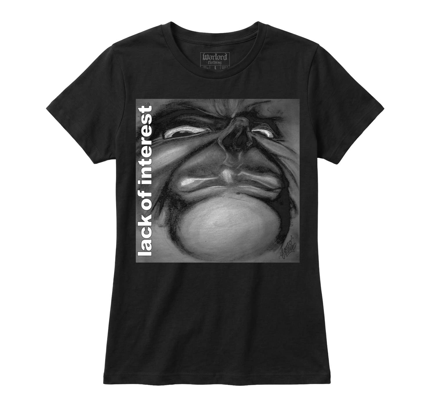 Lack Of Interest - Girlie Tee