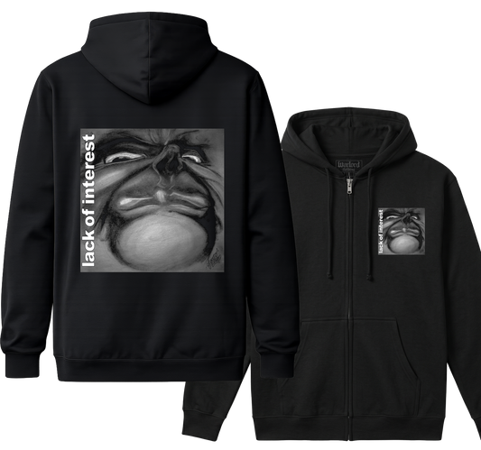 Lack Of Interest - Zipper Hoodie