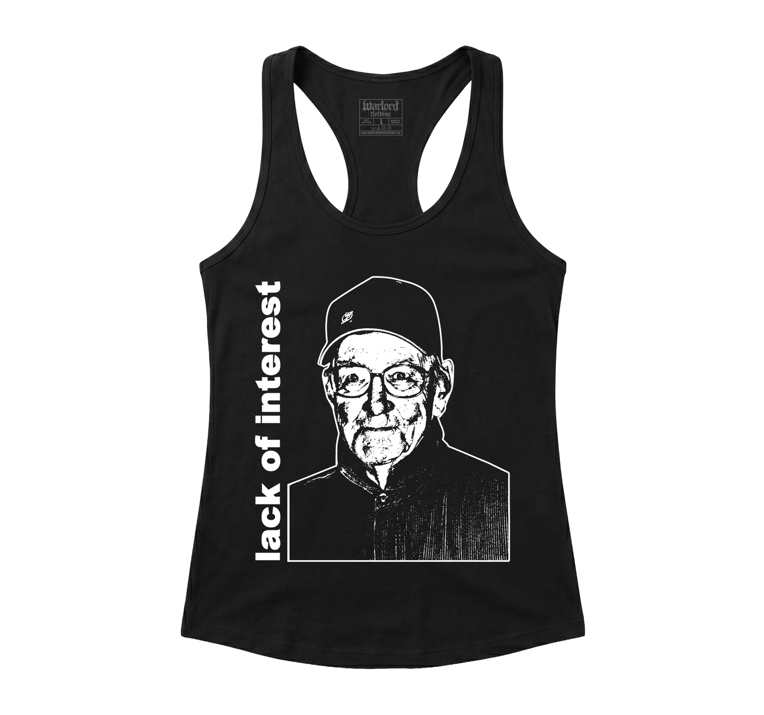 Lack Of Interest - Racerback Tank