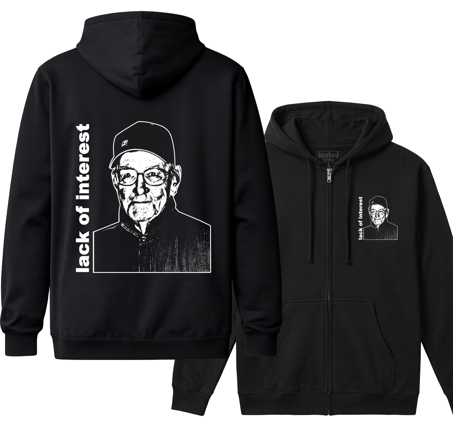 Lack Of Interest - Zipper Hoodie