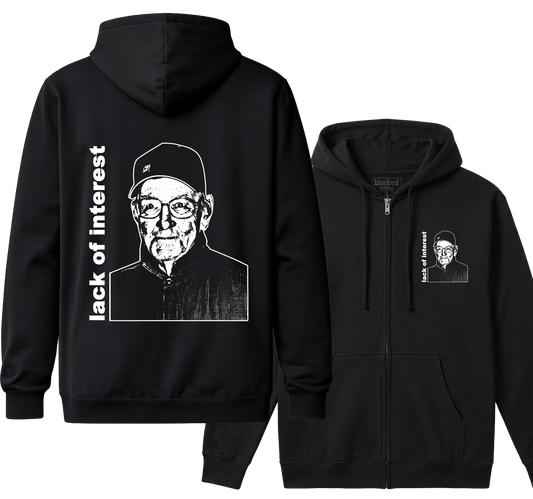 Lack Of Interest - Zipper Hoodie