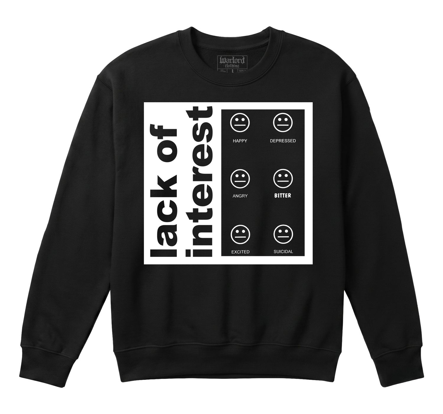 Lack Of Interest - Crewneck Sweatshirt