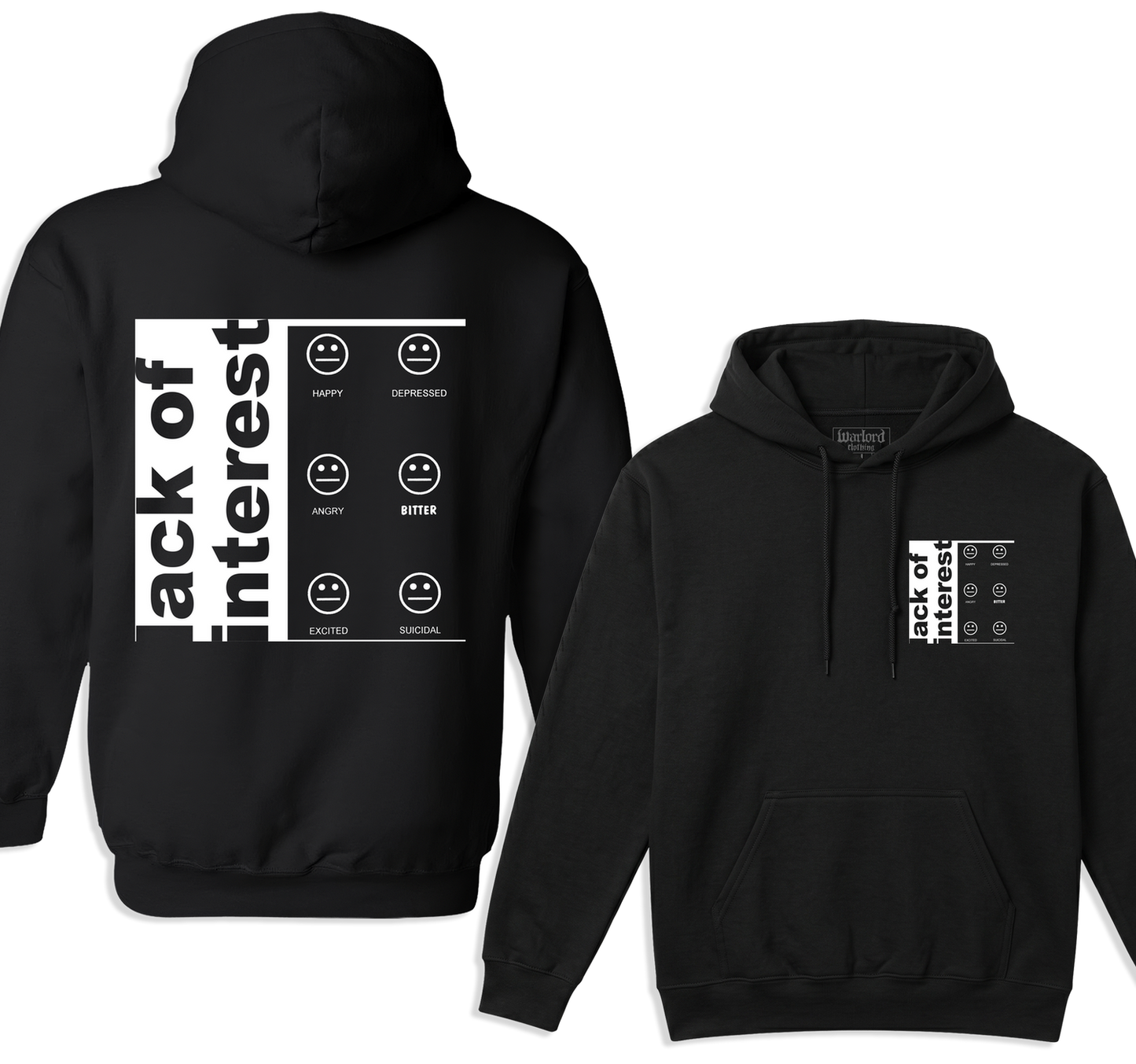 Lack Of Interest - Pullover Hoodie